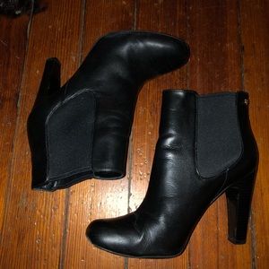 Leather booties